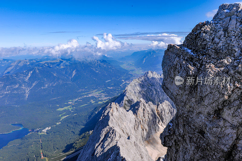 德国Garmisch-Partenkirchen Zugspitze峰会